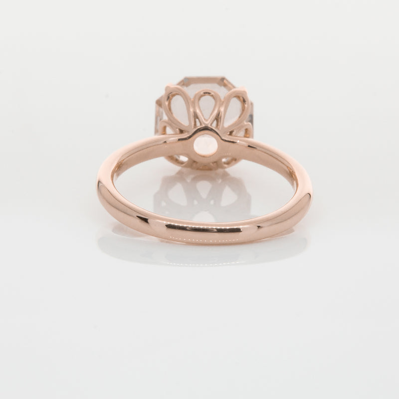 18ct Rose Gold Morganite Octavia Ring-Ring-Walker & Hall