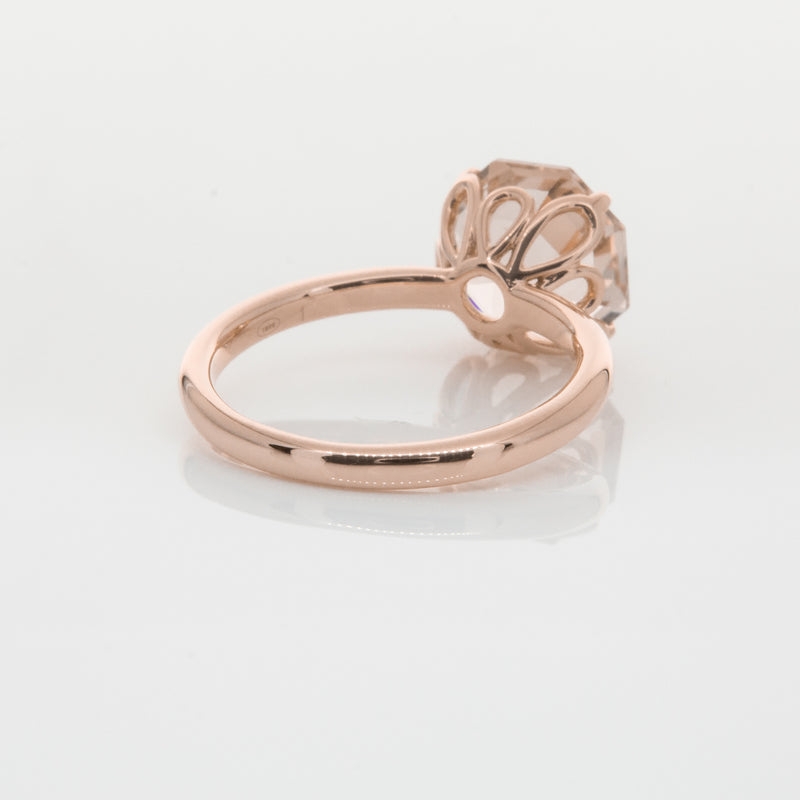 18ct Rose Gold Morganite Octavia Ring-Ring-Walker & Hall