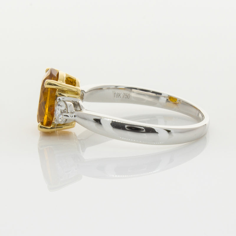 18ct White Gold Sapphire & Diamond Ring-Ring-Walker & Hall