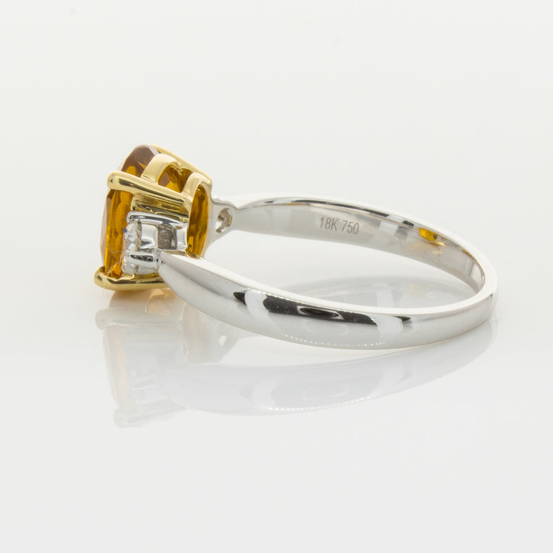 18ct White Gold Sapphire & Diamond Ring-Ring-Walker & Hall