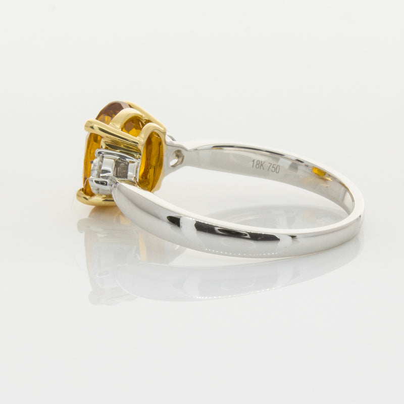 18ct White Gold Sapphire & Diamond Ring-Ring-Walker & Hall