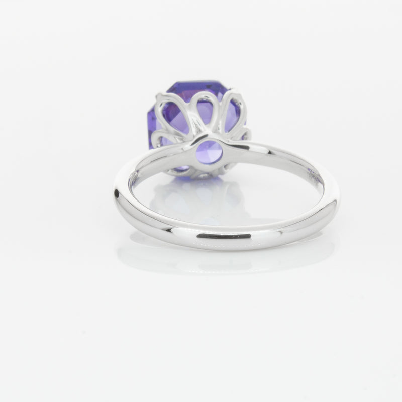 18ct White Gold Tanzanite Octavia Ring-Ring-Walker & Hall