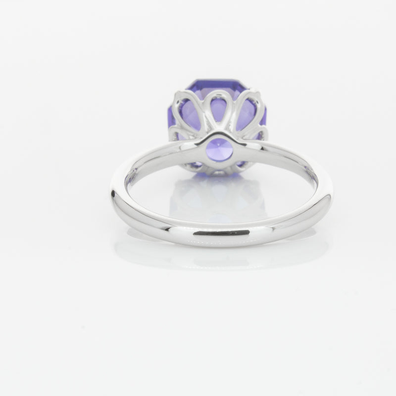 18ct White Gold Tanzanite Octavia Ring-Ring-Walker & Hall