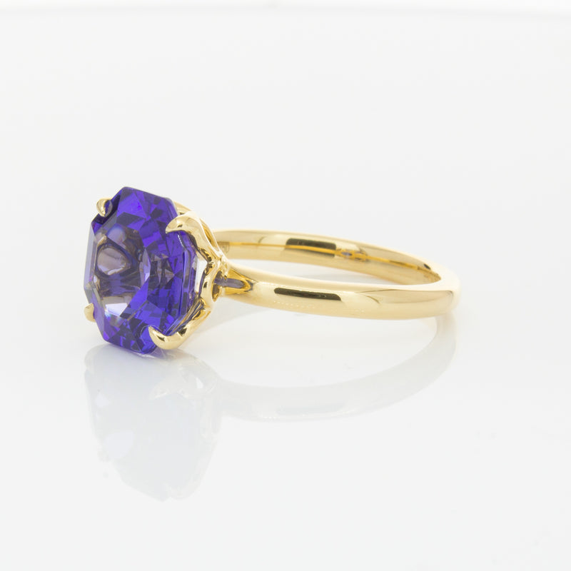 18ct Yellow Gold Tanzanite Octavia Ring-Ring-Walker & Hall