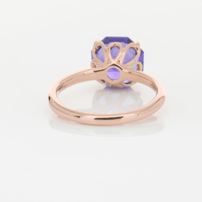 18ct Rose Gold Tanzanite Octavia Ring-Ring-Walker & Hall