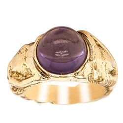 Vintage 18ct Yellow Gold Amethyst Ring - Ring - Walker & Hall