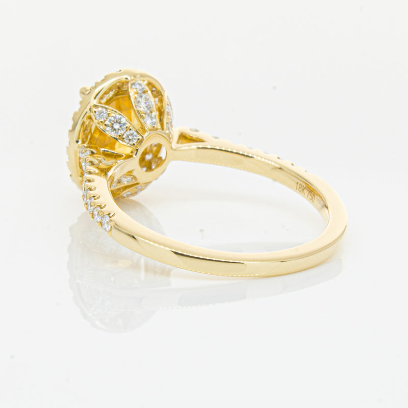 18ct Yellow Gold Sapphire & Diamond Sierra Ring-Ring-Walker & Hall