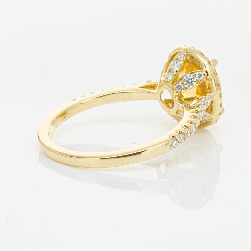 18ct Yellow Gold Sapphire & Diamond Sierra Ring-Ring-Walker & Hall