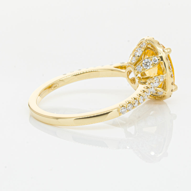 18ct Yellow Gold Sapphire & Diamond Sierra Ring-Ring-Walker & Hall