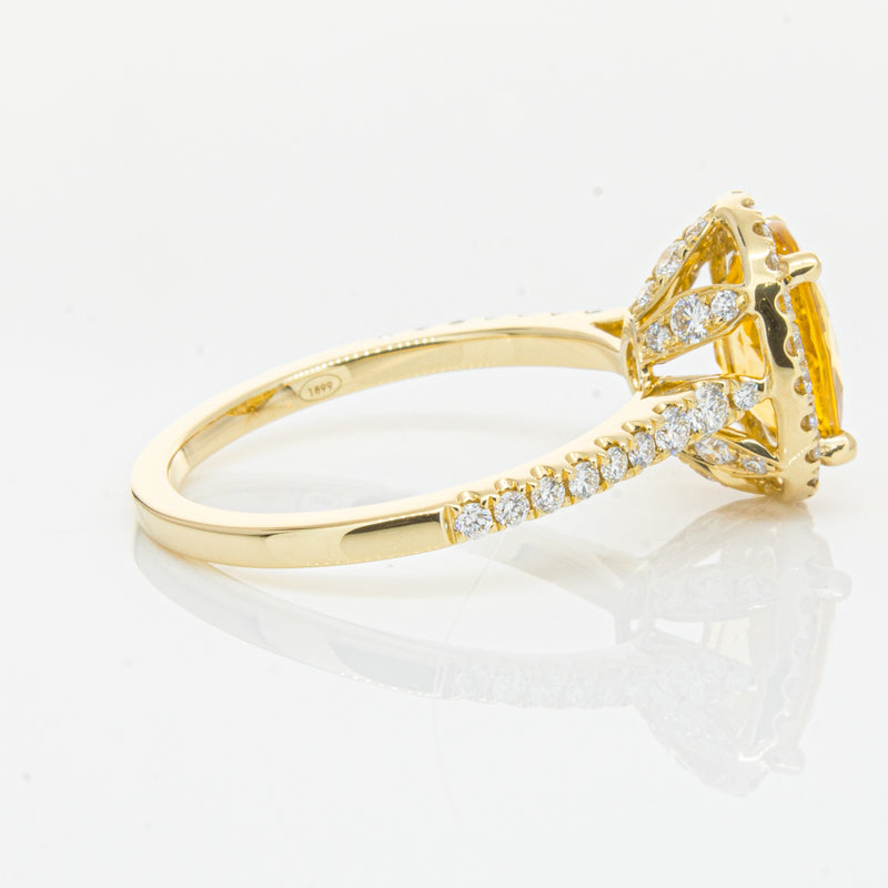 18ct Yellow Gold Sapphire & Diamond Sierra Ring-Ring-Walker & Hall