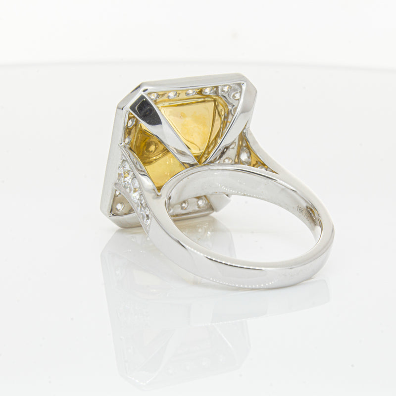 18ct White Gold Tanzanite & Diamond Ring-Ring-Walker & Hall