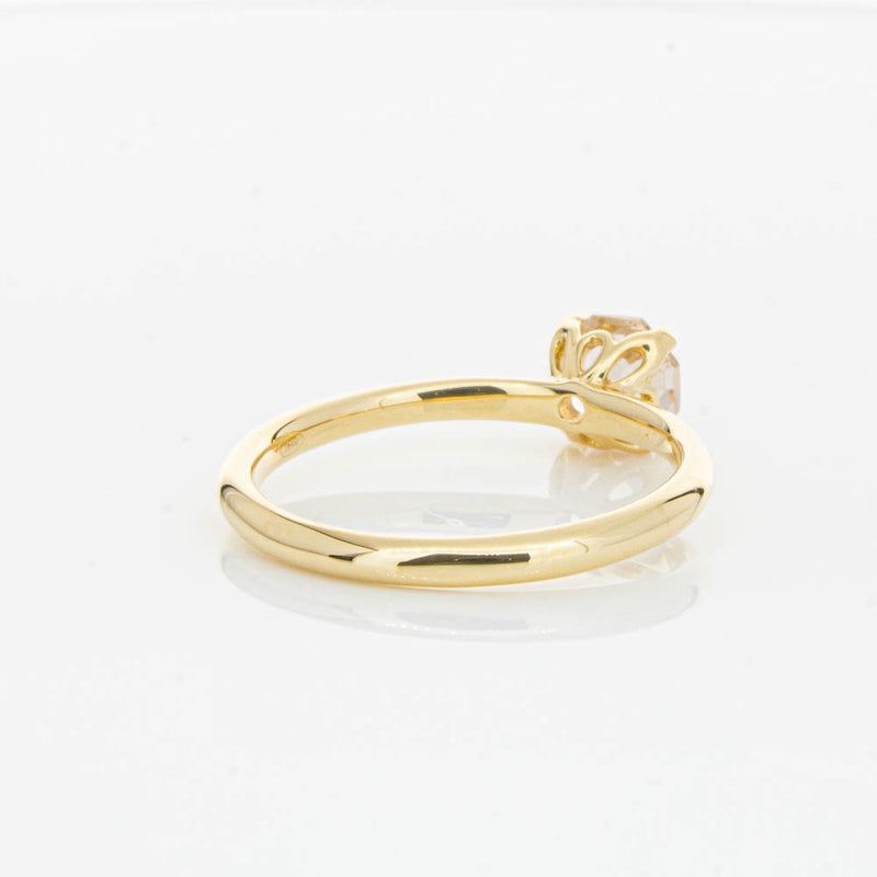 18ct Yellow Gold Morganite Mini Octavia Ring-Ring-Walker & Hall