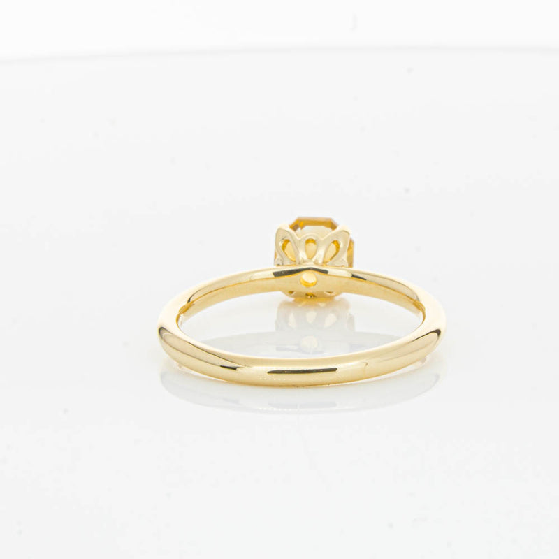 18ct Yellow Gold Citrine Mini Octavia Ring-Ring-Walker & Hall