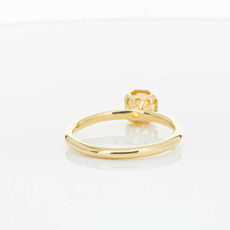 18ct Yellow Gold Citrine Mini Octavia Ring-Ring-Walker & Hall