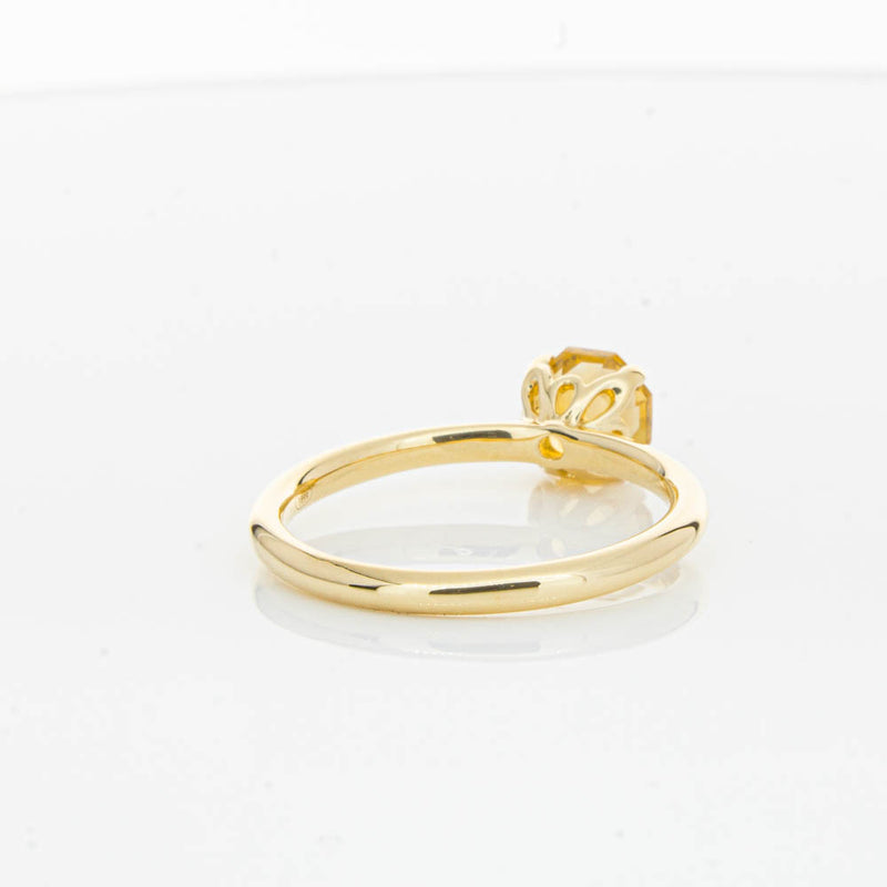 18ct Yellow Gold Citrine Mini Octavia Ring-Ring-Walker & Hall