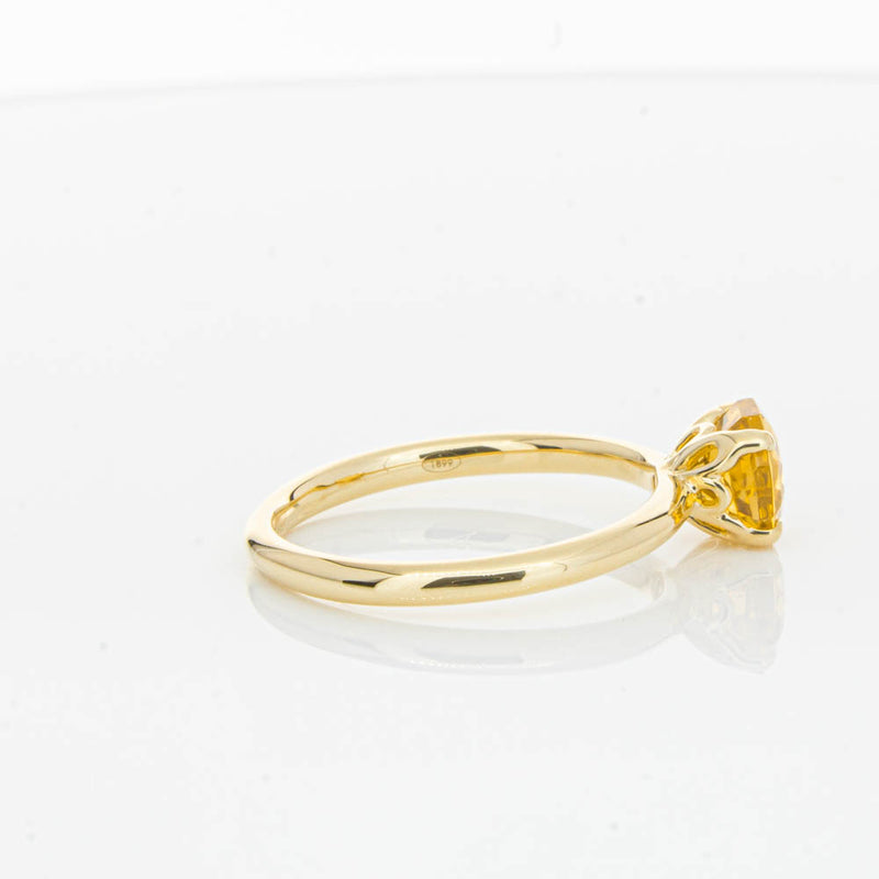 18ct Yellow Gold Citrine Mini Octavia Ring-Ring-Walker & Hall