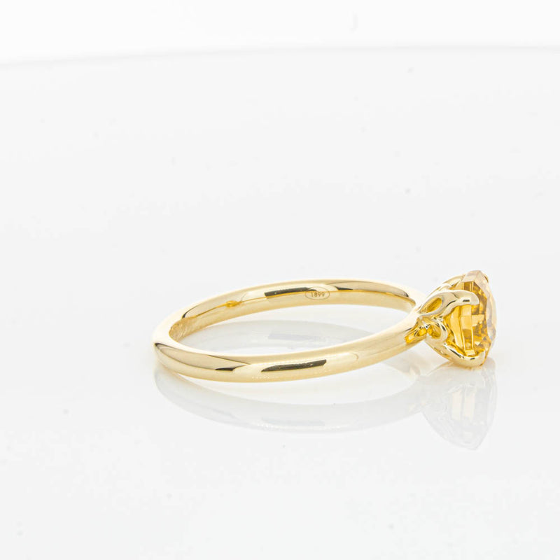 18ct Yellow Gold Citrine Mini Octavia Ring-Ring-Walker & Hall