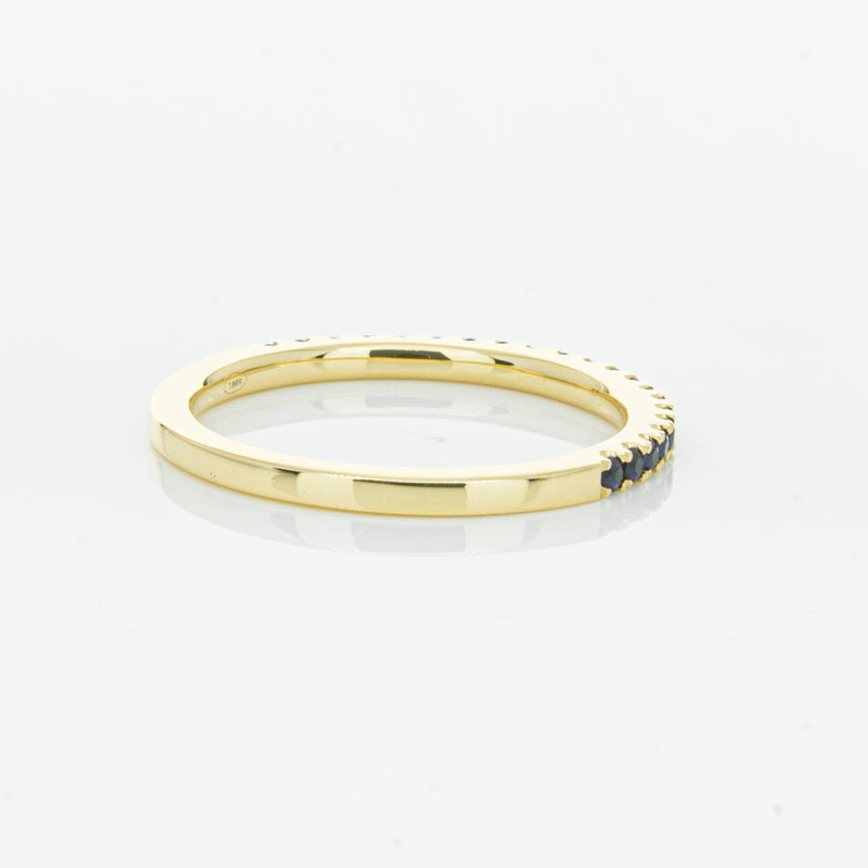 18ct Yellow Gold Sapphire Millie Band-Ring-Walker & Hall