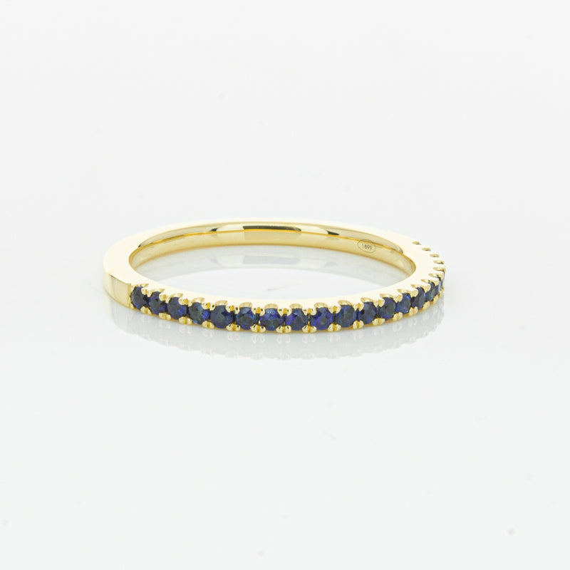 18ct Yellow Gold Sapphire Millie Band-Ring-Walker & Hall