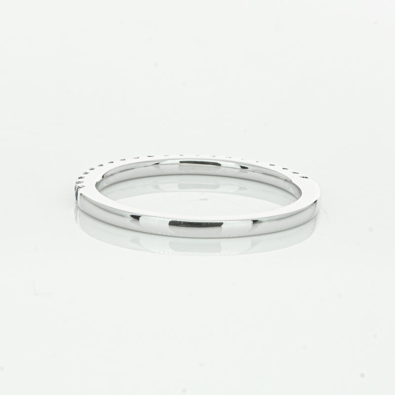 18ct White Gold Sapphire Millie Band-Ring-Walker & Hall