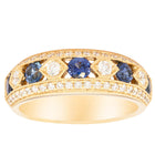 18ct Yellow Gold .82ct Sapphire & Diamond Cecelia Ring - Ring - Walker & Hall
