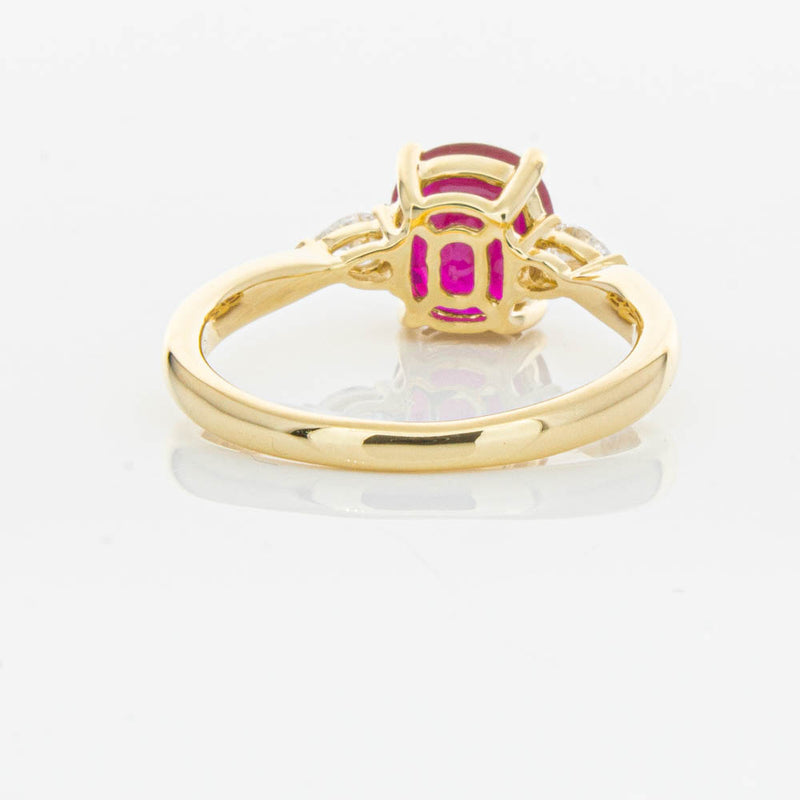 18ct Yellow Gold 2.02ct Ruby & Diamond Ayla Ring-Ring-Walker & Hall