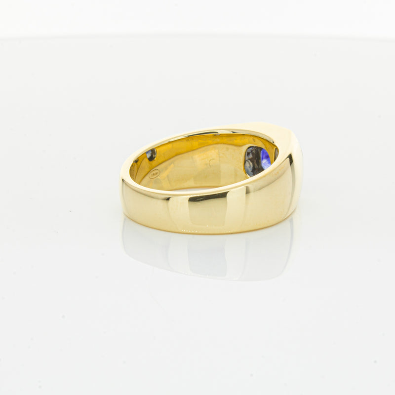 18ct Yellow Gold 1.32ct Sapphire Ring-Ring-Walker & Hall