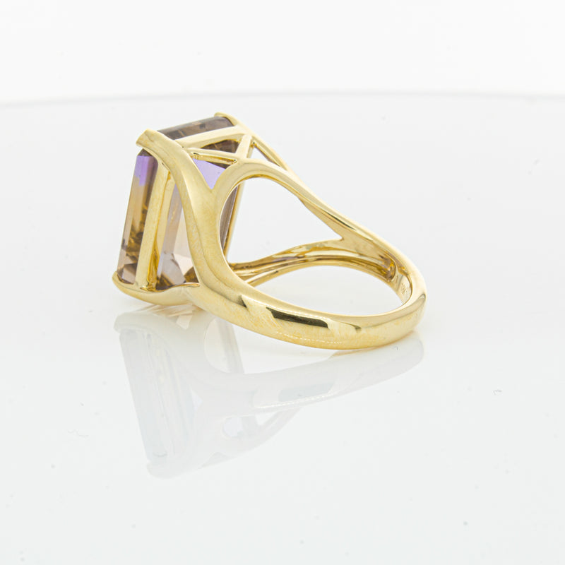 18ct Yellow Gold 12.30ct Ametrine Verona Ring-Ring-Walker & Hall