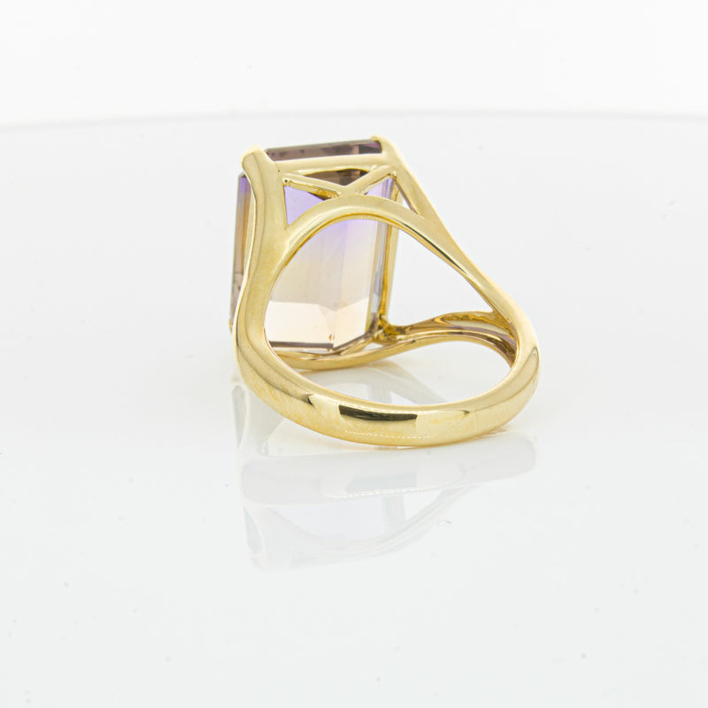 18ct Yellow Gold 12.30ct Ametrine Verona Ring-Ring-Walker & Hall