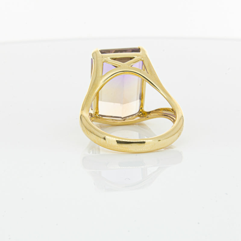 18ct Yellow Gold 12.30ct Ametrine Verona Ring-Ring-Walker & Hall