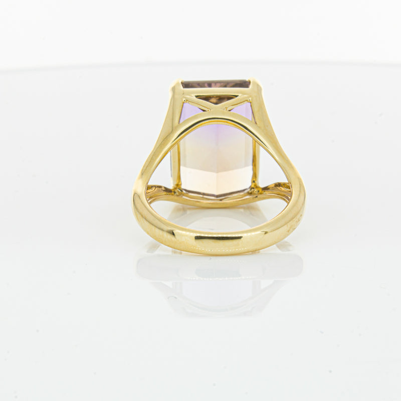 18ct Yellow Gold 12.30ct Ametrine Verona Ring-Ring-Walker & Hall