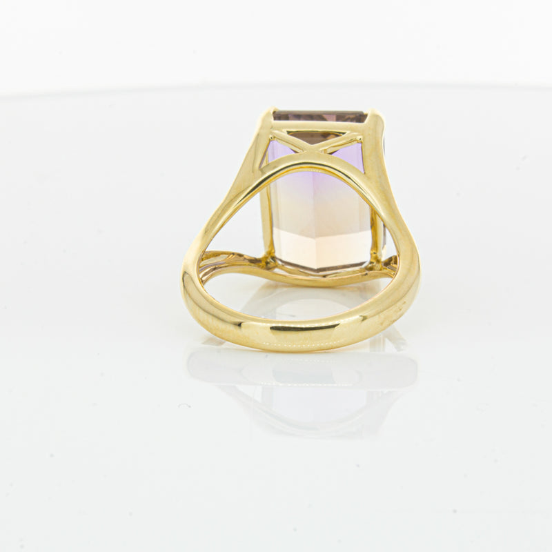 18ct Yellow Gold 12.30ct Ametrine Verona Ring-Ring-Walker & Hall