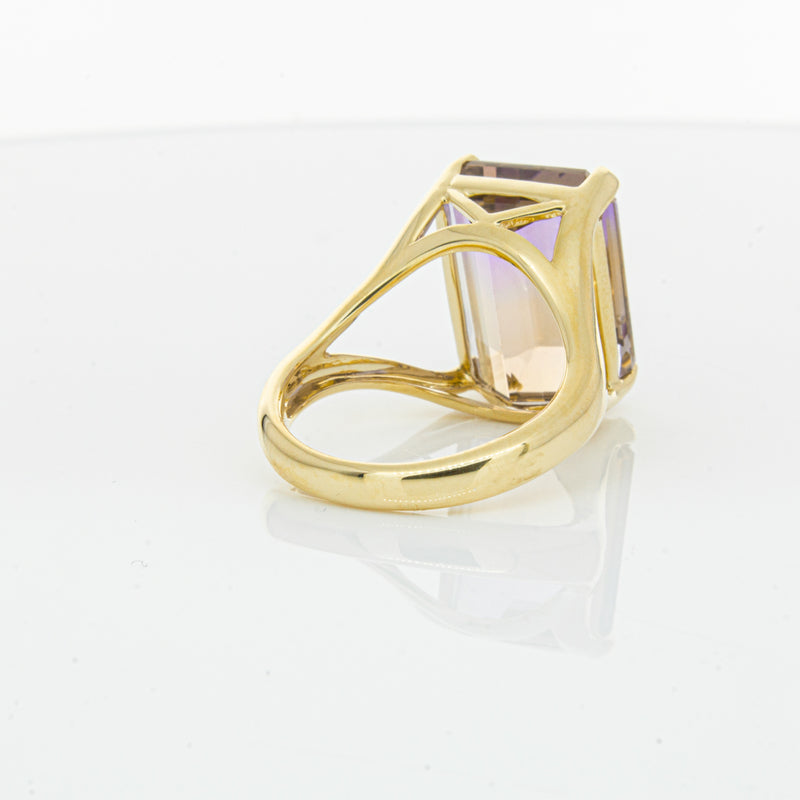 18ct Yellow Gold 12.30ct Ametrine Verona Ring-Ring-Walker & Hall