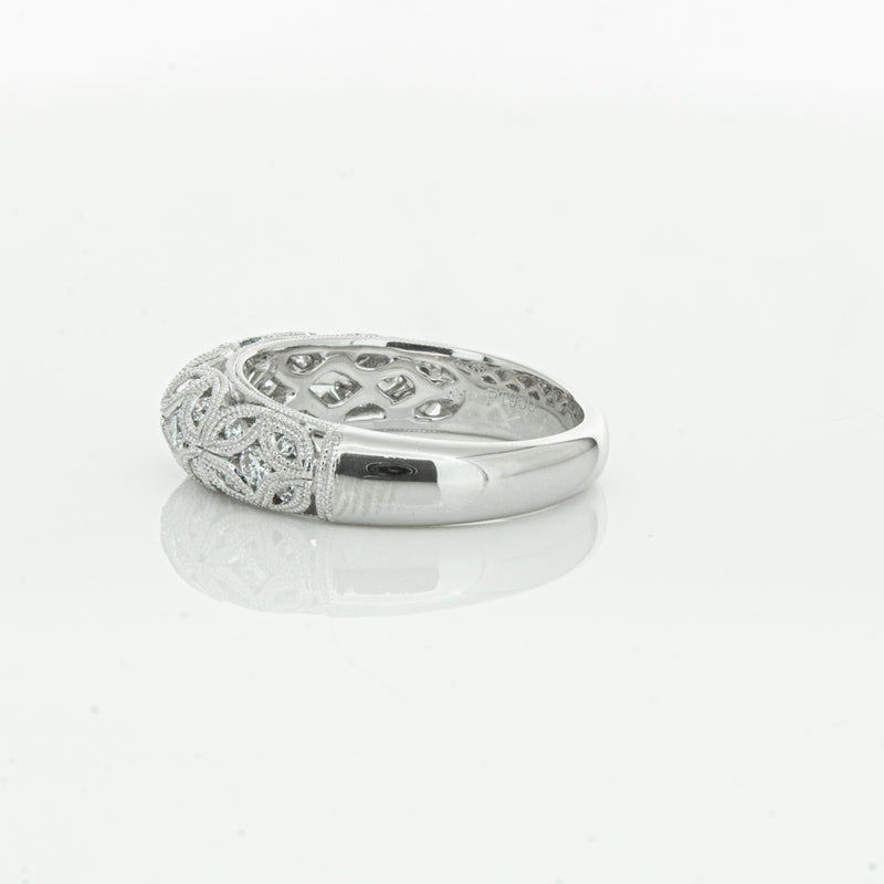 Platinum Diamond Filigree Ring-Ring-Walker & Hall