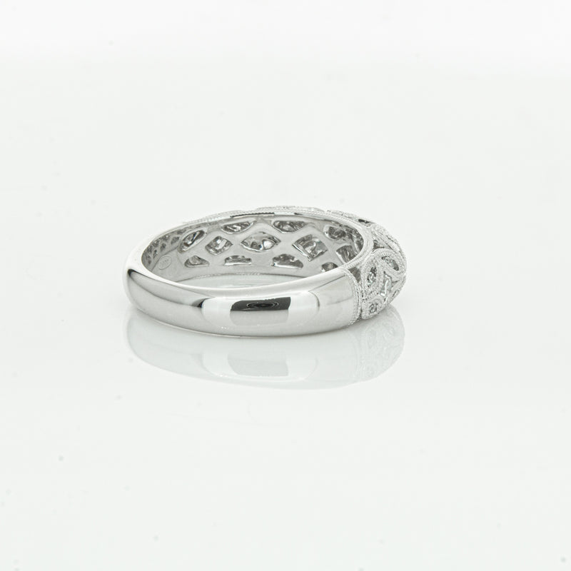 Platinum Diamond Filigree Ring-Ring-Walker & Hall