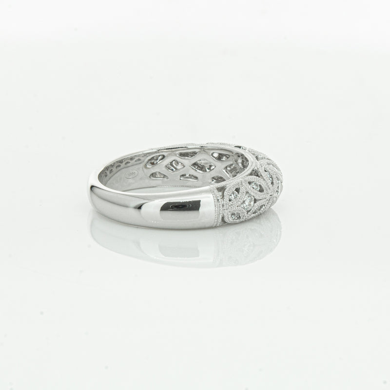 Platinum Diamond Filigree Ring-Ring-Walker & Hall