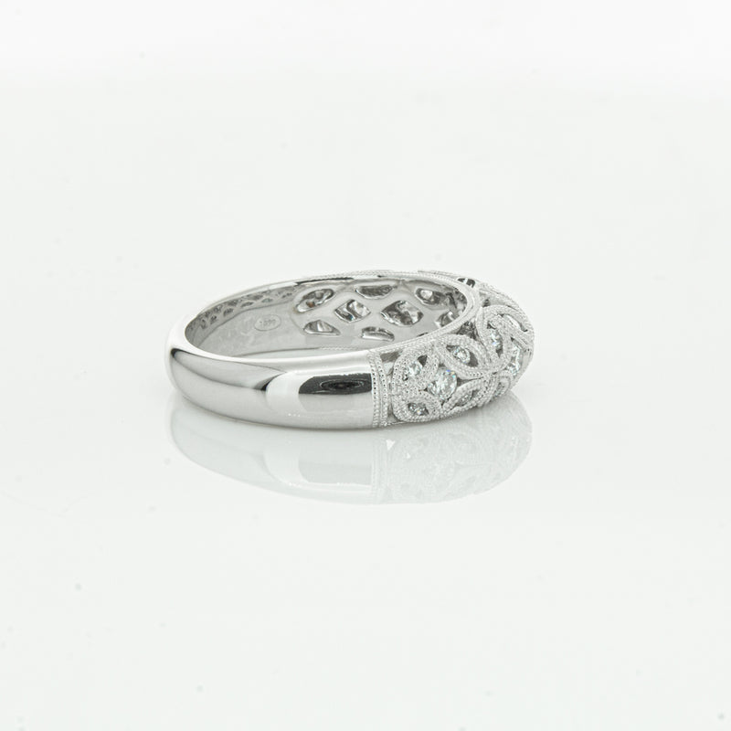 Platinum Diamond Filigree Ring-Ring-Walker & Hall
