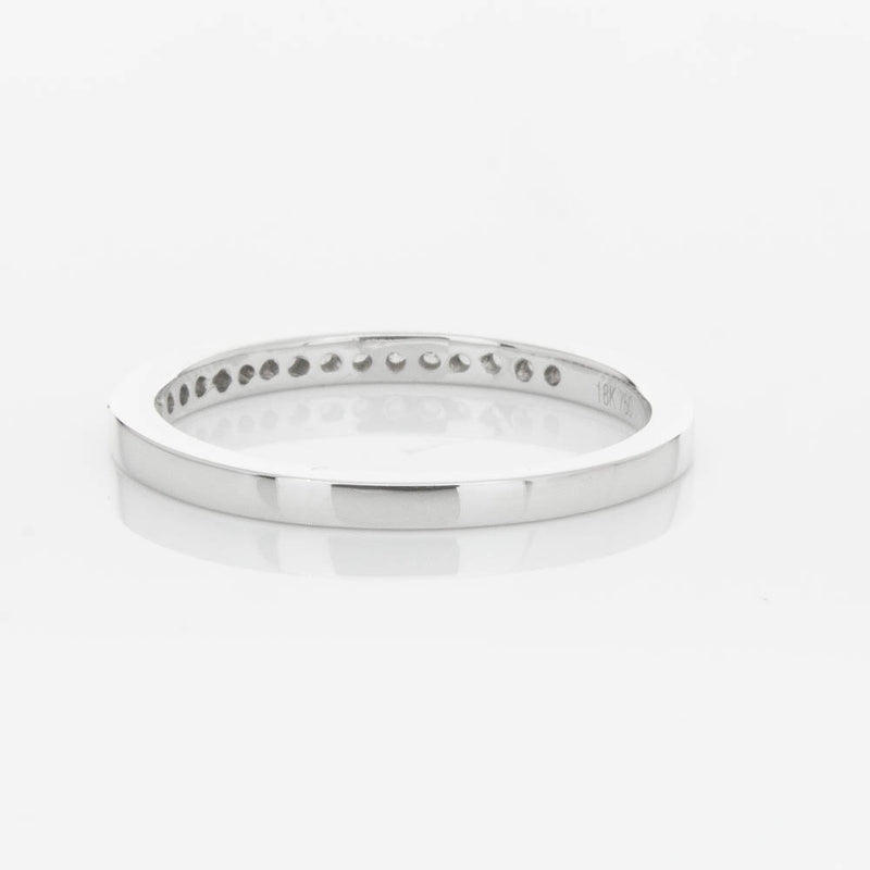 18ct White Gold .12ct Diamond Aurora Band-Ring-Walker & Hall