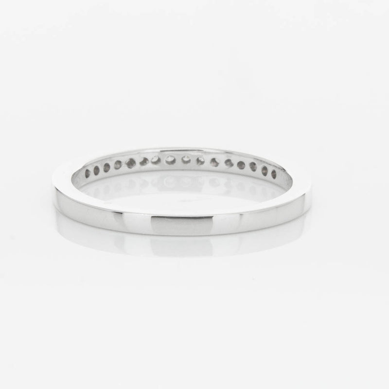 18ct White Gold .12ct Diamond Aurora Band-Ring-Walker & Hall