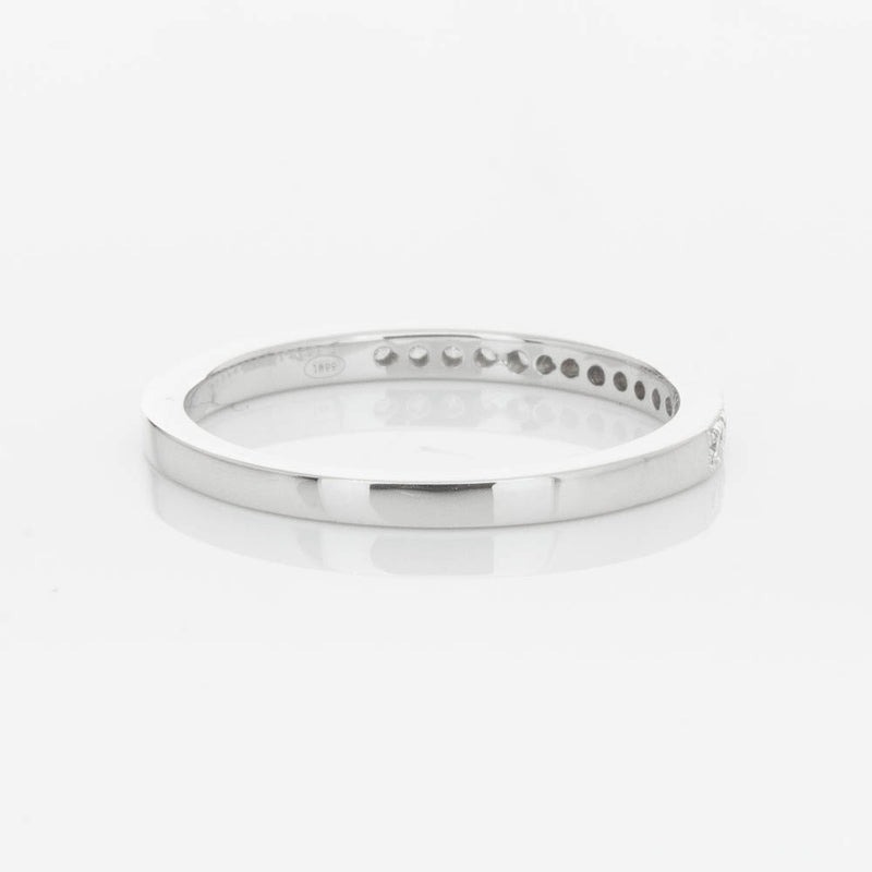 18ct White Gold .12ct Diamond Aurora Band-Ring-Walker & Hall