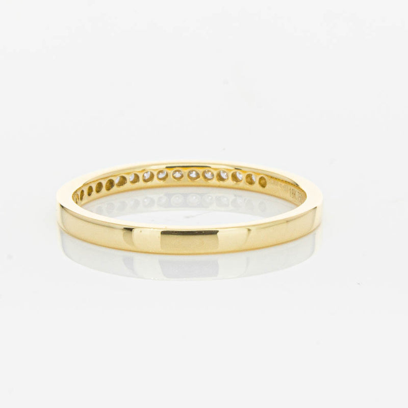 18ct Yellow Gold .12ct Diamond Aurora Band-Ring-Walker & Hall