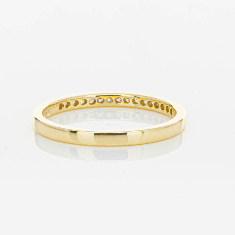 18ct Yellow Gold .12ct Diamond Aurora Band-Ring-Walker & Hall