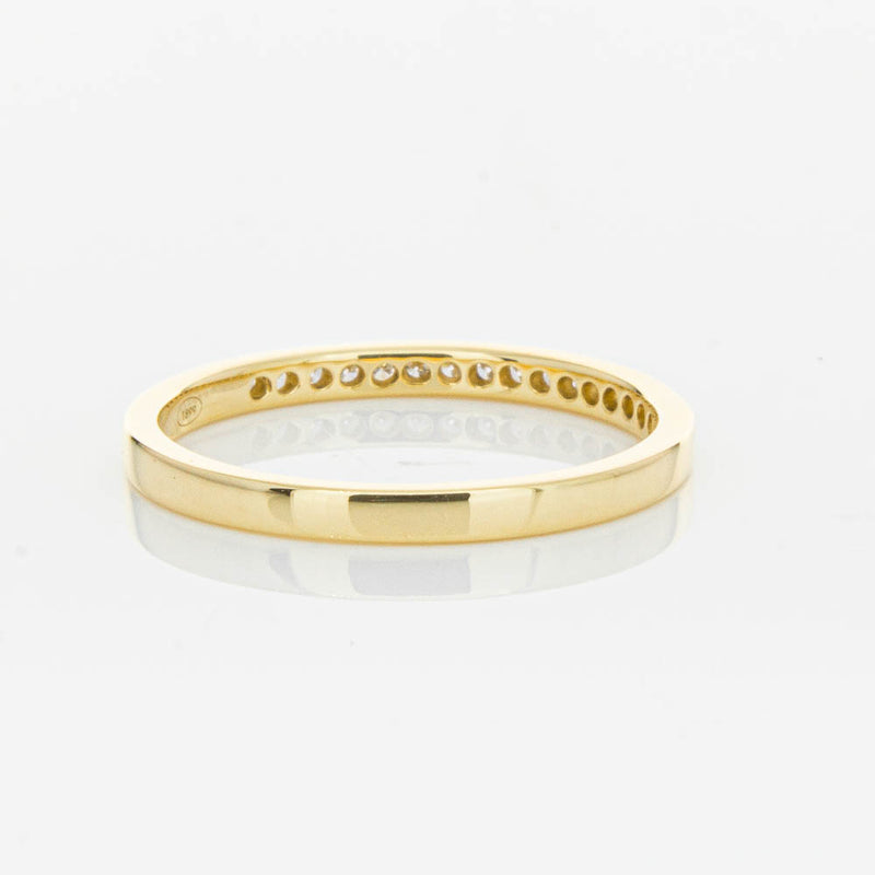 18ct Yellow Gold .12ct Diamond Aurora Band-Ring-Walker & Hall