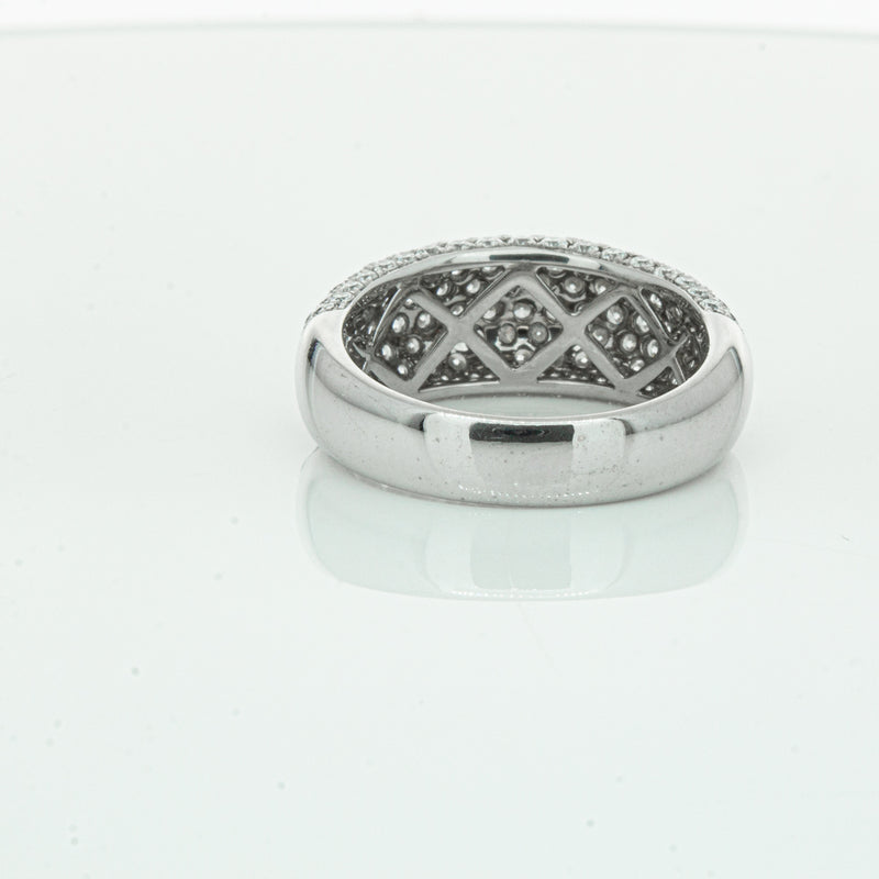 18ct White Gold 1.89ct Diamond Band-Ring-Walker & Hall