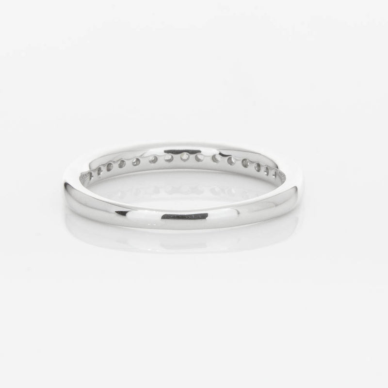 18ct White Gold Diamond Channel Set Band-Ring-Walker & Hall