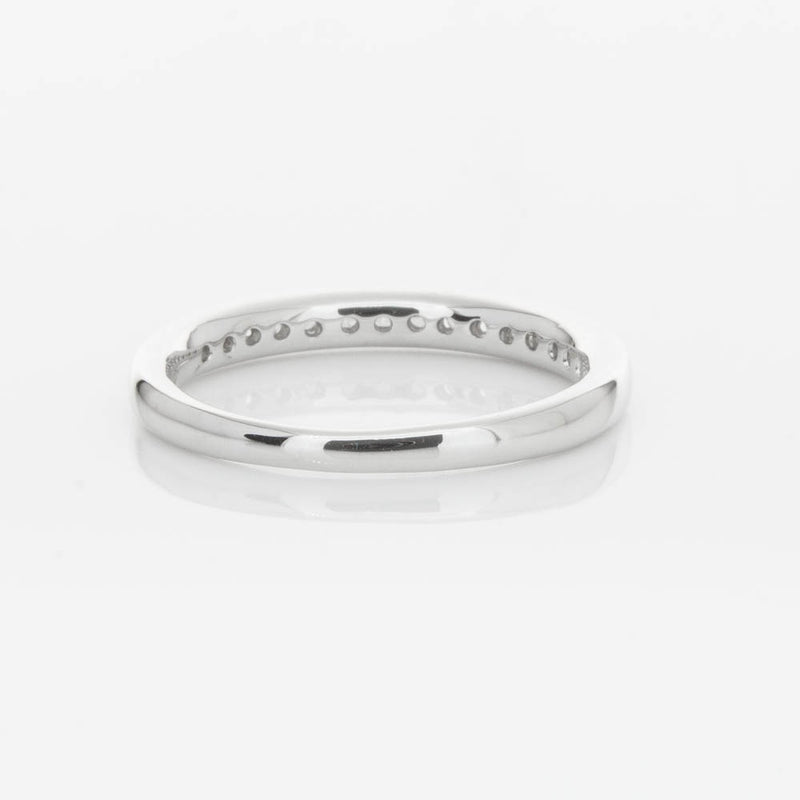 18ct White Gold Diamond Channel Set Band-Ring-Walker & Hall