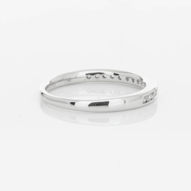 18ct White Gold Diamond Channel Set Band-Ring-Walker & Hall
