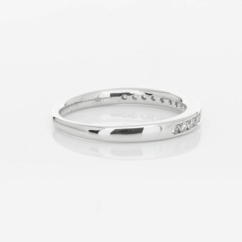 18ct White Gold Diamond Channel Set Band-Ring-Walker & Hall