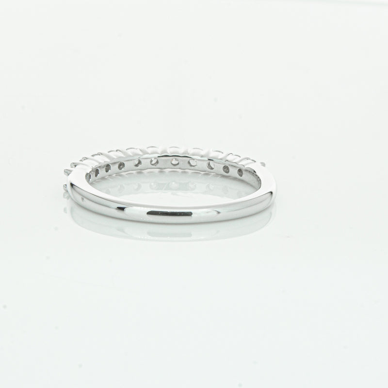 18ct White Gold .50ct Diamond Panorama Band-Ring-Walker & Hall