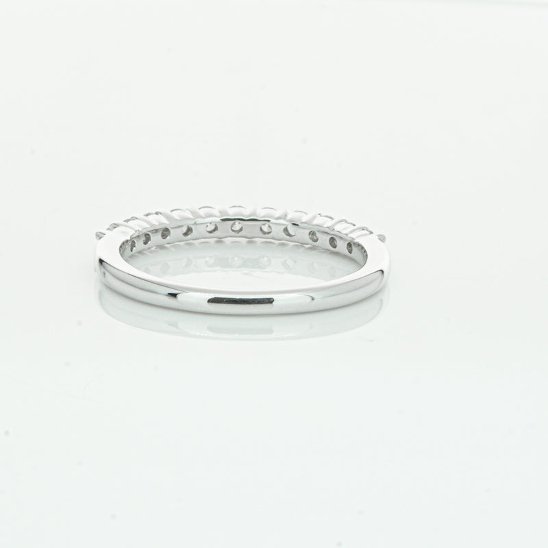 18ct White Gold .50ct Diamond Panorama Band-Ring-Walker & Hall